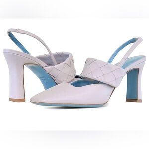 Rangoni White Slingback Heels